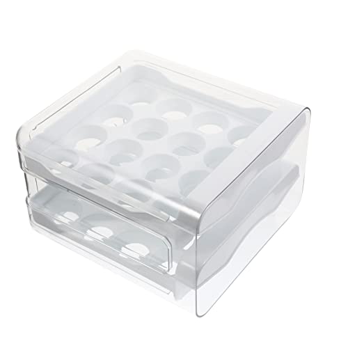 Angoily Aufbewahrungsbox Für Eier -eier-organizer Durchsichtiger Vorratsbehälter Zubehör Eierablage Weiß Eierschale Transparentes Haustier Multifunktion von Angoily