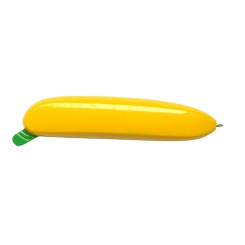 Angoily Bananen-kugelschreiber Ergonomische Stifte Taschenstift Kurzer Stift Yellow Plastik von Angoily
