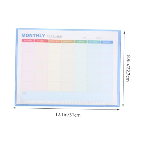 Angoily Blätter Monatsplan Monatlicher Kalenderplaner Notizbuch Zu Machen Aufgabenblock Gewohnheitsverfolger Arbeitskalender Notizblock Für Die Essensplanung Täglicher Planer Papier Blau Angoily Blätter Monatsplan Monatlicher Kalenderplaner Notizbuch Zu Machen Aufgabenblock Gewohnheitsverfolger Arbeitskalender Notizblock Für Die Essensplanung Täglicher Planer Papier Blau von Angoily