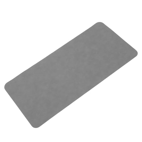 Angoily Bürocomputer-schreibtischunterlage Schreibtischschutzmatte Große Schreibtischmatte Tischpolster Großes Mauspad Für Den Schreibtisch Vinyl-tischsets Abwischbar Leinenrock Grey Leder von Angoily