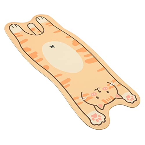 Angoily Cartoon Animal Mouse Pad Klaviatur Gaming-Mauspads Weiß Ergonomisch Gaming - -Pad Tischmatte Kawaii Schreibtischunterlage Mousepad großes Gaming Gummi Orange Angoily Cartoon Animal Mouse Pad Klaviatur Gaming-Mauspads Weiß Ergonomisch Gaming - -Pad Tischmatte Kawaii Schreibtischunterlage Mousepad großes Gaming Gummi Orange von Angoily