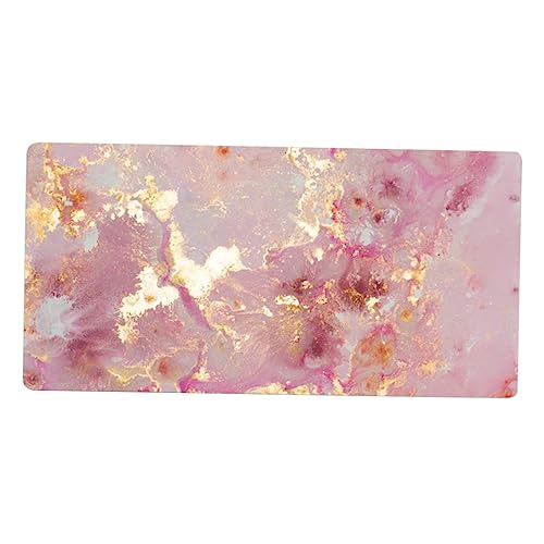 Angoily Computer-schreibtischunterlage Groß Schreibtischunterlage Für Schreibtisch Bürozubehör Schwarze Schreibtischunterlage Süße Schreibtischunterlage Gaming-pad Pvc Rosa von Angoily