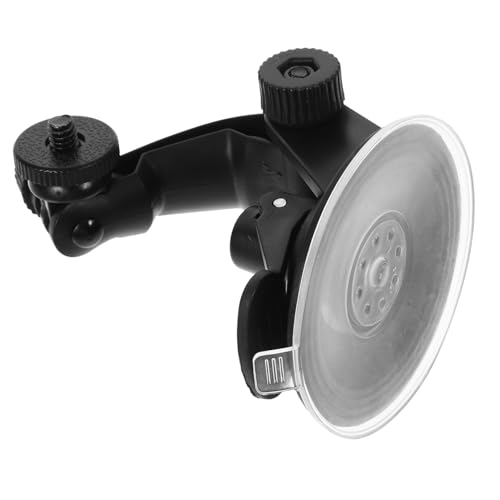 Angoily Dashcam Saugnapfhalterung Verstellbare Halterung Für Auto Dashcam Sportkameras Langlebiger Saugnapf Mit Adapter Stabil Für Windschutzscheibe von Angoily