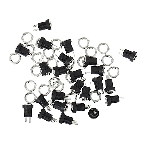 Angoily Dc Power Jacks Weibliche Panel Montageadapter Schwarz Dc Steckdose Für DIY Projekte Und Elektronik Anwendungen Langlebig Und Zuverlässig Angoily Dc Power Jacks Weibliche Panel Montageadapter Schwarz Dc Steckdose Für DIY Projekte Und Elektronik Anwendungen Langlebig Und Zuverlässig von Angoily