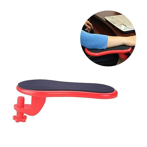 Angoily Drehbare Computerarmlehne Verstellbare Armlehnenstütze Mit Kugelgelenk Für Ergonomischen Komfort Im Home Office Und Büro Rot von Angoily