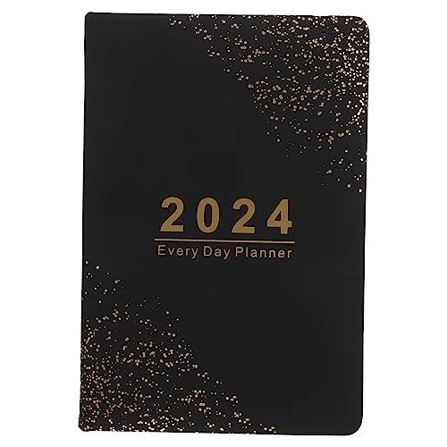 Angoily Englischer Kalender 2024 Planerbuch 2024 Schule Planer 2024 Zeitplan-notizblock 2024 Tagesplaner Akademisch Täglich Schulplaner Spiral- Tagesplaner-notizbuch Zeitplaner Pu von Angoily