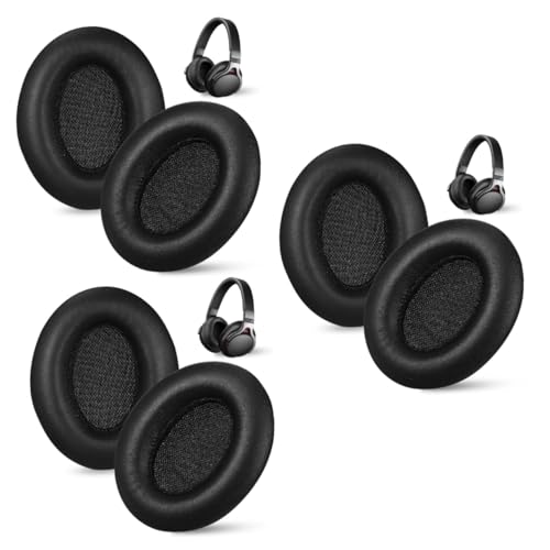 Angoily Ersatz Ohrpolster Für NC25/Nc35 Kopfhörer Schwarze Ohrpolster Bequemes Ear Cushion Für Optimalen Klangqualität von Angoily