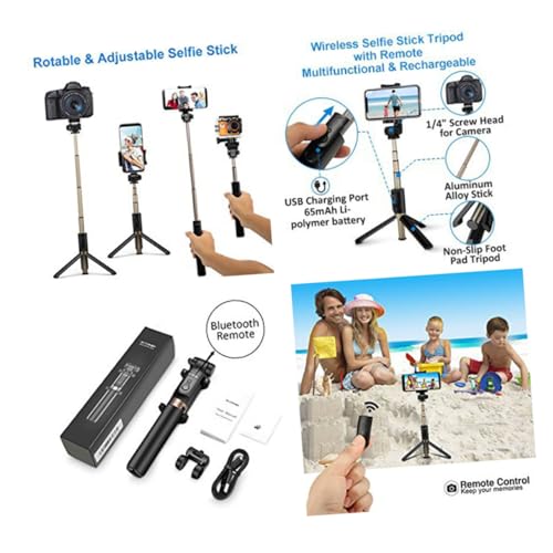Angoily Faltbarer Selfie Stick Mit Stativ Fernbedienung Ausziehbarer Selfie Stick Für Tragbares Leichtes Design Für Videos Angoily Faltbarer Selfie Stick Mit Stativ Fernbedienung Ausziehbarer Selfie Stick Für Tragbares Leichtes Design Für Videos von Angoily