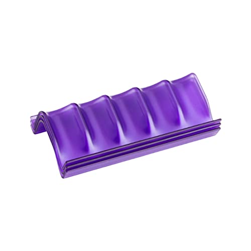 Angoily Flaschenregal für ätherische Öle Haushalt Veranstalter von Parfümständen easy putz diepurpurnen Slots Design für Flaschen Ölregal Halter für ätherische Öle Ölflasche Violett von Angoily