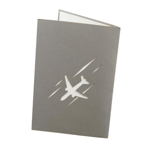 Angoily Flugzeug Geburtstagskarte Kreative Handgemachte Popup Grußkarte Für Papierkunst Für Geburtstagswünsche Für Freunde Und Familie von Angoily