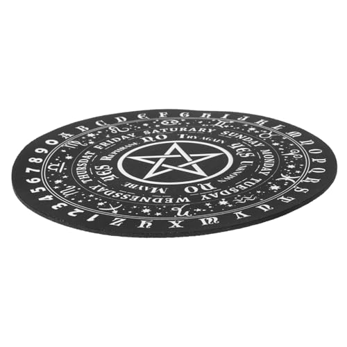 Angoily Fünfzackiger Stern Spirit Swing Pad Kleines Mauspad Geformtes Astrologie Pendelbrett Dekoration Wahrsagerei Handwerk Wahrsagewerkzeug Pendel Alphabet Brett Wahrsagerei Meditation Angoily Fünfzackiger Stern Spirit Swing Pad Kleines Mauspad Geformtes Astrologie Pendelbrett Dekoration Wahrsagerei Handwerk Wahrsagewerkzeug Pendel Alphabet Brett Wahrsagerei Meditation von Angoily