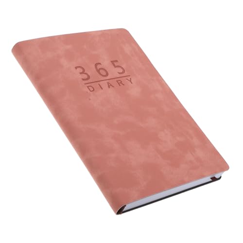 Angoily Kalenderbuch individuation schreibhefte reisejournal notebooks organisieren Arbeitsheft Fahrplanbuch 2024 Terminkalender 2024 Notizbuch für die Planung Notizblock Papier Rosa von Angoily