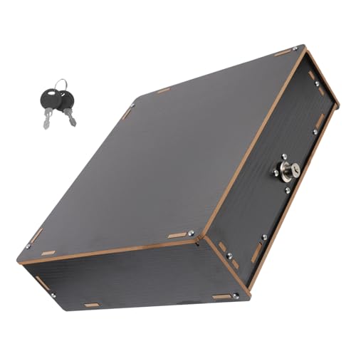 Angoily Kassenschublade Aus Holz Multifunktionale Geldaufbewahrung Für Klassenzimmer Organizer Für Scheine Glänzend von Angoily