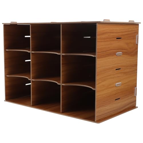 Angoily Kasten multifunktionale Aufbewahrungsbox Büroposthalter Mesh-Büro-Organizer Regale für Studentendokumente Bürotisch-Organizer Vorratsbehälter Holz Light Brown Angoily Kasten multifunktionale Aufbewahrungsbox Büroposthalter Mesh-Büro-Organizer Regale für Studentendokumente Bürotisch-Organizer Vorratsbehälter Holz Light Brown von Angoily