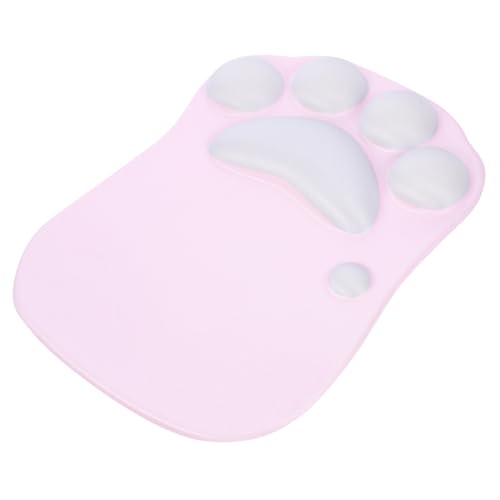 Angoily Katzentatzen-Mausunterlage handgelenkstütze ergonomische -Handballenauflage Pad in Katzenpfotenform süßes Mauspad Katzenpfoten-Handgelenkpolster Rosa Angoily Katzentatzen-Mausunterlage handgelenkstütze ergonomische -Handballenauflage Pad in Katzenpfotenform süßes Mauspad Katzenpfoten-Handgelenkpolster Rosa von Angoily