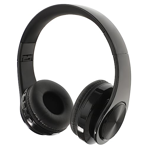 Angoily Kopfhörer Over Ear Faltbare Stereo Kopfhörer Mit Support Fuß Geräuschisolierung Hohe Klangqualität Komfortabel Für Längeres Schwarz von Angoily