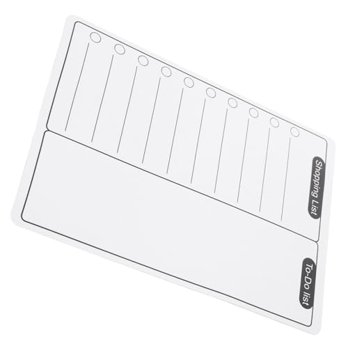 Angoily Löschbare Magnetische Nachrichtentafel Für Kühlschrank Magnetisches Whiteboard Für Einkaufslisten Und Notizen Format Praktische Planungsunterstützung Abwischbar von Angoily
