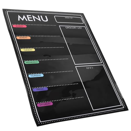 Angoily Magnetischer Notizblock Abendmenütafel Für Die Küche Trockenlöschetafel Für Den Kühlschrank Menütafel-kühlschrankmagnet Mehrzweck-menütafel Essenstafel Magnettafel Das Haustier von Angoily