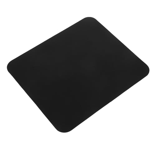 Angoily Mauspad rutschfeste Schreibtischunterlage Nonrutsche -pad Rechteckige Schreibtischunterlage Gaming - -pad Office Desk Mouse Pad Pu Black von Angoily