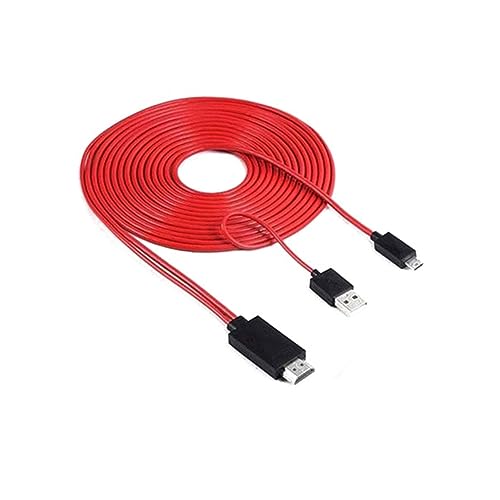 Angoily Micro USB Zu Adapterkabel Für Note Xp Hdcp Kompatibel Für Hdtv Dünn Leicht Einfache Bedienung von Angoily