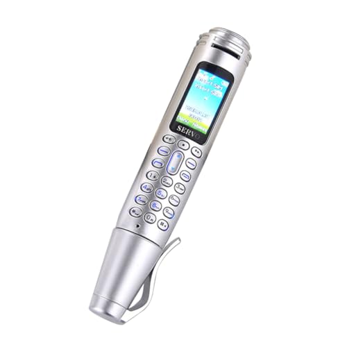 Angoily Mini Handy Dialer Stiftform Multifunktional mit Sprachaufnahme Radio Taschenlampe für Freisprechen Einfache Mobiltelefonie Angoily Mini Handy Dialer Stiftform Multifunktional mit Sprachaufnahme Radio Taschenlampe für Freisprechen Einfache Mobiltelefonie von Angoily
