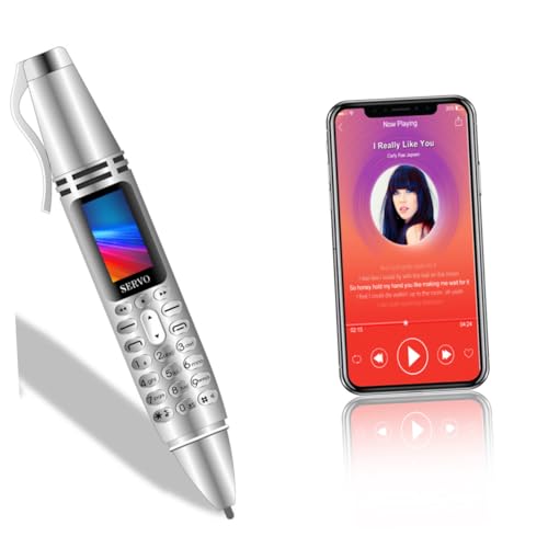 Angoily Mini Handy Dialer Stiftform mit Freisprechfunktion Radio Taschenlampe für Notfälle als Zubehör Angoily Mini Handy Dialer Stiftform mit Freisprechfunktion Radio Taschenlampe für Notfälle als Zubehör von Angoily
