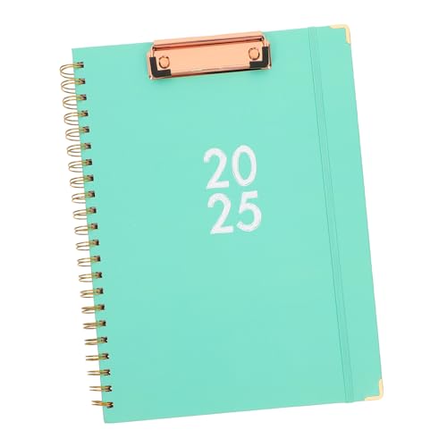 Angoily Notizbuch Mit Board -clip Portfolio-zwischenablage Padfolio Mit Klemmbrett Multifunktions-klemmbrett-folio Dateiordner-zwischenablage Schreibtafeln Folio Büroklammer Grün Papier von Angoily