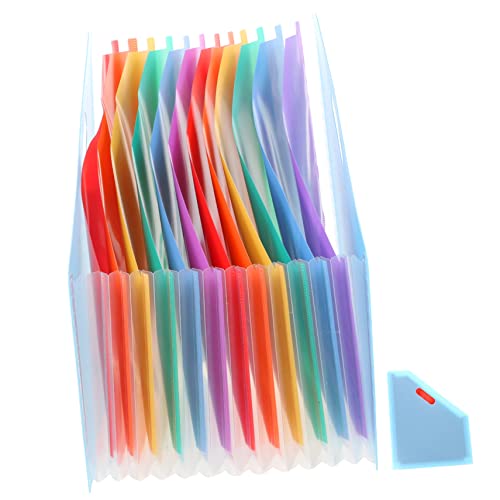 Angoily Ordner Organpaket Lagerung Erweitern Akkordeon Organisator Aus Papier Ordnerhalter Quittungsorganisator Desktop Ablageordner Veranstalter Aktenhalter Dateiorganisator Blue Plastik von Angoily