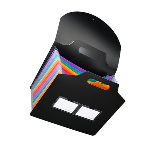 Angoily Ordner Organpaket Tasche Organisation Erweiterbar Dokumentenorganisator Ordner-organizer Dokumentieren Organisator Der Ablage Tragbar Falten Office-datei-organizer Pukka Pp Black von Angoily