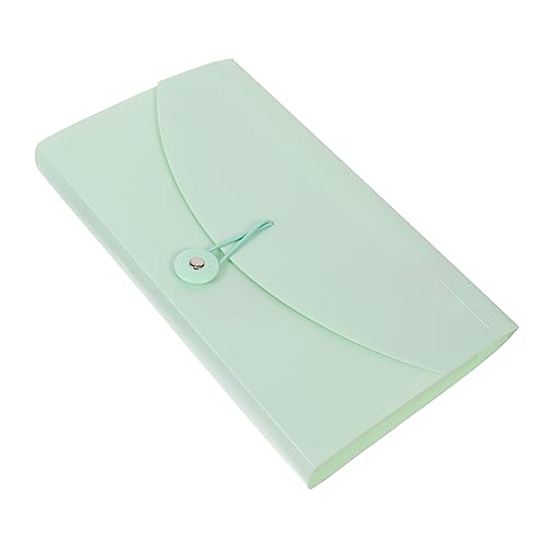 Angoily Ordner Organtasche accountent bilanzbuchhalter ordnee blaue Papier-Organizer-Ordner Quittungsorganisator klein geldbörsen b6-Dateiordner b6 akkordeon ordner Plastik Blue von Angoily