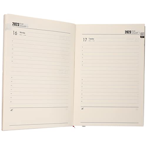 Angoily Planer Notizbuch akademisch Memo -Kalender Tag monatlich schülerkalender work planner the calendar kalender notebooks Notizblock Planen Sie Notizbücher Dowling-Papier Rosa von Angoily