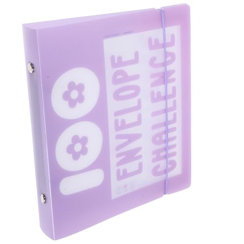 Angoily Sparfordernde Binder Geldbinder bargeldsparender Ordner Mini-Spar-Challenge-Ordner Ordner für Ordnerumschläge Budgetmappenumschläge Budgetumschläge Sparbinder PVC Violett Angoily Sparfordernde Binder Geldbinder bargeldsparender Ordner Mini-Spar-Challenge-Ordner Ordner für Ordnerumschläge Budgetmappenumschläge Budgetumschläge Sparbinder PVC Violett von Angoily