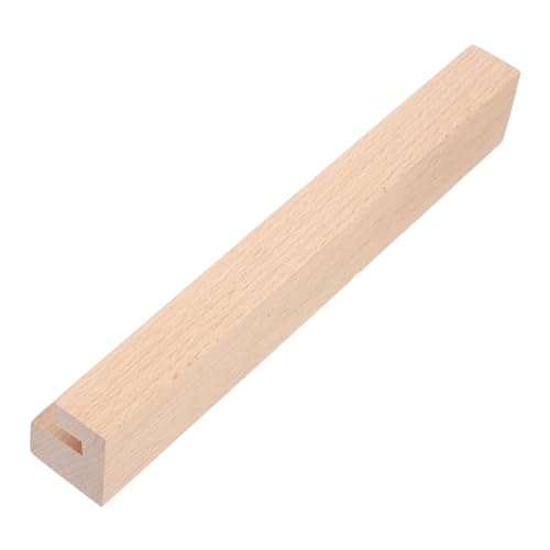 Angoily Tischkalender Basis Klappkalender für den Schreibtisch Planke bunt Desktop-Fotodekoration Clip kartenhalter hochzeitsdekoration Kalenderbasis Tabellenmenü Anzeigeständer Holz Beige von Angoily