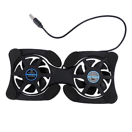 Angoily USB Laptop Cooling Pad 70mm Lüfter Tragbarer Notebook Kühler Klappdesign 4 Pads für Kratzer von Angoily