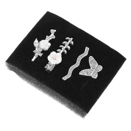 Angoily Uhrenarmband Charms Dekorative Ringe Für Smartwatch Armbänder Mit Strass Blumen Design Zubehör Für Und Andere Modelle von Angoily