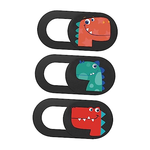 Angoily Ultradünne Laptop-Abdeckung Slide - Dinosaurier-Muster Webcam Abdeckung Mit Selbstklebender von Angoily