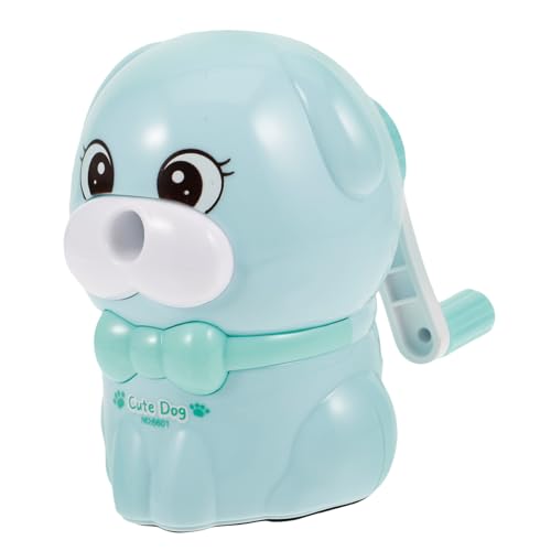 Angoily Welpen Spitzenmesser Schulbedarf Bleistift Cartoon- Bequeme Kleiner Handschärfer Kleiner Kinderspitzer Kompakter Kinderschärfer Entzückende Legierung Blue von Angoily