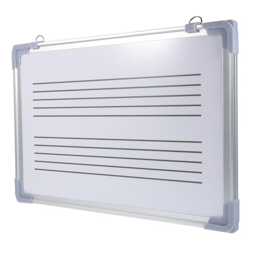 Angoily Whiteboard für Mitarbeiter Notation Zeichnung Mitarbeiter-Schreibblock löschbar Musik schreibtafel beachten pädagogische Radiergummis Lehrtafel Aluminiumrahmen Zufällige Farbe Angoily Whiteboard für Mitarbeiter Notation Zeichnung Mitarbeiter-Schreibblock löschbar Musik schreibtafel beachten pädagogische Radiergummis Lehrtafel Aluminiumrahmen Zufällige Farbe von Angoily
