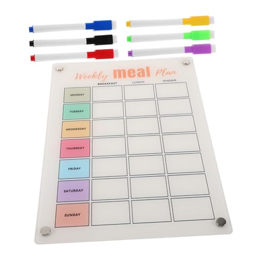 Angoily Wochenplaner Kühlschrankmagnete Kühlschrankplaner Magnetischer Wochenplaner Magnetischer Kühlschrankplaner Kühlschrankmagnet Whiteboard Magnetplaner Für Kühlschrank Kunstharz von Angoily