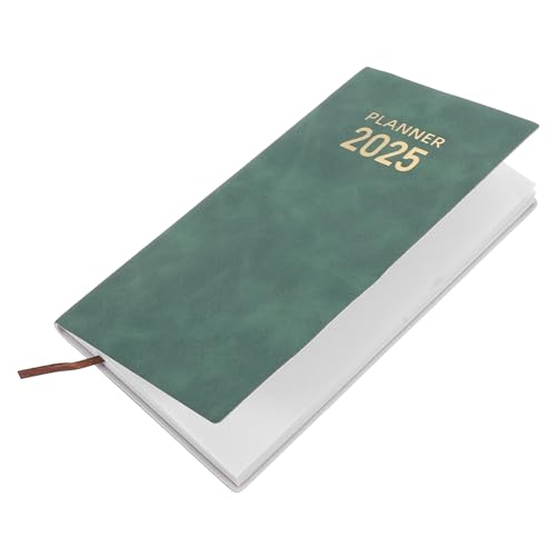 Angoily Zeitmanagement-kalender Tagesablauf Notizbuch Kalender Wöchentlich Schule Wochenplaner Notizblock Jahresplan Notizblock Täglicher Arbeitsplaner Jährlich Büro Unterlage Papier Green von Angoily