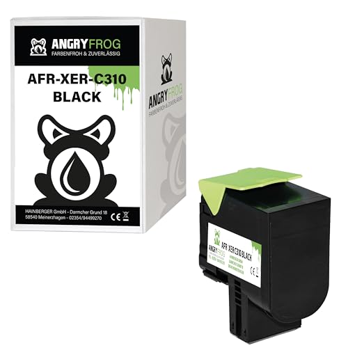 Angry Frog 1x Toner Kompatibel C310 BK für Xerox C 310 C 315 Series von Angry Frog