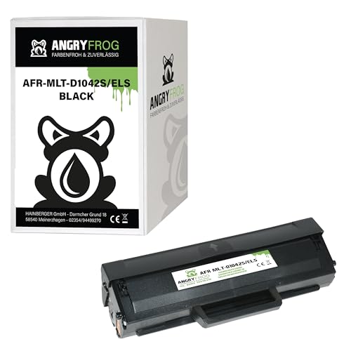 Angry Frog 1x Toner Kompatibel MLT-D 1042 S/ELS ML-1660 BK für Samsung SCX-3200, SCX-3205, ML 1660, ML-1666, ML-1670 von Angry Frog