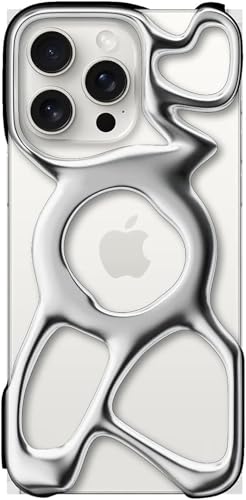 Angry miao Leere Handyhülle für iPhone 16 Pro (nur MagSafe), MagSafe-kompatibel, 22 g leicht, wärmeableitend, reichlich Schutz von Angry miao