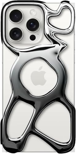 Angry miao Leere Handyhülle für iPhone 16 Pro Max (nur MagSafe), MagSafe-kompatibel, 22 g leicht, wärmeableitend, reichlich Schutz von Angry miao