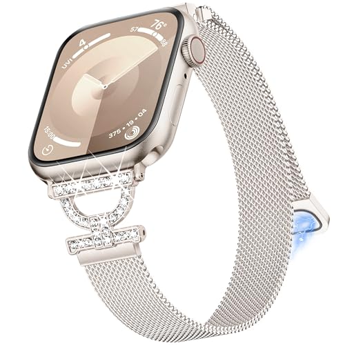 Aniaboho Metall Armband Kompatibel mit Apple Watch 10 Armband 45mm 44mm 49mm 42mm, Edelstahl D-förmige Kompatibel mit Apple Watch Ultra 2 1 10 SE 9 8 7 6 5 4 3(Polarstern) Aniaboho Metall Armband Kompatibel mit Apple Watch 10 Armband 45mm 44mm 49mm 42mm, Edelstahl D-förmige Kompatibel mit Apple Watch Ultra 2 1 10 SE 9 8 7 6 5 4 3(Polarstern) von Aniaboho