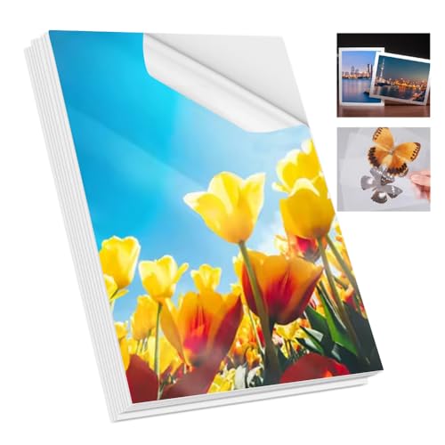 25 Stück Selbstklebende Laminierfolien A4 - laminierfolie Kaltlaminierfolie Wasserdichte Laminatfolien Transparente für Visitenkarten Fotoaufkleber, Kommt mit Schaber, Keine Maschine Erforderlich 25 Stück Selbstklebende Laminierfolien A4 - laminierfolie Kaltlaminierfolie Wasserdichte Laminatfolien Transparente für Visitenkarten Fotoaufkleber, Kommt mit Schaber, Keine Maschine Erforderlich von Anicy