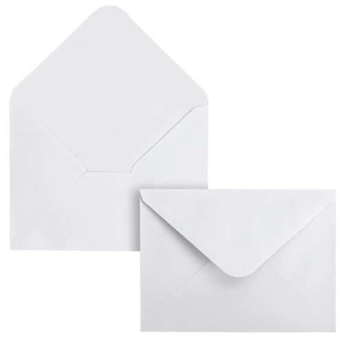 50 Briefumschläge b6-125 * 175mm Mini Briefumschläge, Briefumschläge Hochzeit für Einladungs-Karten Geburtstags-Karten Glückwunsch-Karten, Weiß 50 Briefumschläge b6-125 * 175mm Mini Briefumschläge, Briefumschläge Hochzeit für Einladungs-Karten Geburtstags-Karten Glückwunsch-Karten, Weiß von Anicy