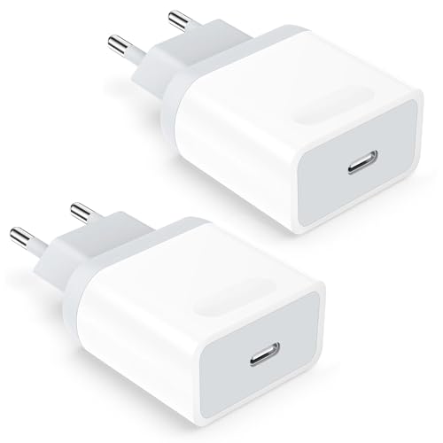 Anigaduo 2-Pack USB C Stecker, USBC Adapter for iPhone 15/15 Pro/15 Pro Max/15 Plus 14 13 12 11 SE, Netzteil Ladestecker Netzstecker Power Ladegerät von Anigaduo