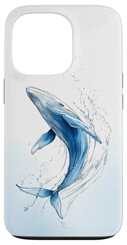Blauwal Breaching Hülle für iPhone 13 Pro Blauwal Breaching Hülle für iPhone 13 Pro von Animal Designs by Dennex