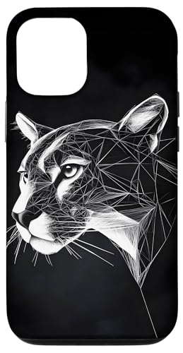 Geometrischer Puma Hülle für iPhone 12/12 Pro Geometrischer Puma Hülle für iPhone 12/12 Pro von Animal Designs by Dennex